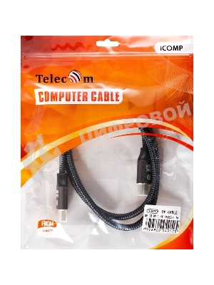 Кабель соединительный DP-DP 1.4V 8K@60Hz 1м, Telecom Pro TCG750-1M