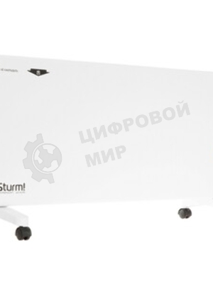 Конвектор электрический Sturm! CH2000D, белый, 2000 Вт, 25 м2, дисплей, электронный термостат