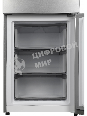 Холодильник Hyundai CC35083F нержавеющая сталь двухкамерный 240/95л морозилка снизу, No Frost