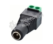 Разъем DC гнездо питания с клеммной колодкой, под винт Adapter-HM