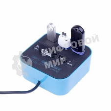 Разветвитель USB Rexant на 3 порта+картридер (все в одном) черный