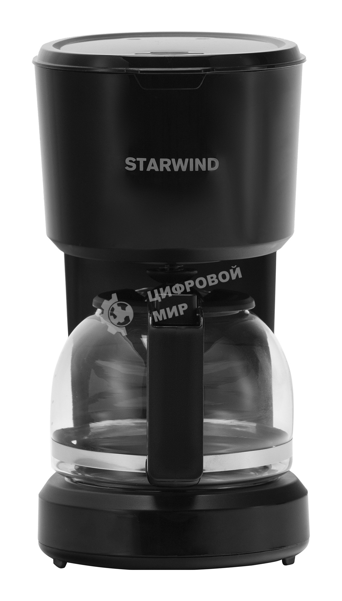 Кофеварка капельная Starwind STD0610 черный, исп. кофе - молотый, 0.6 л, 600 Вт.