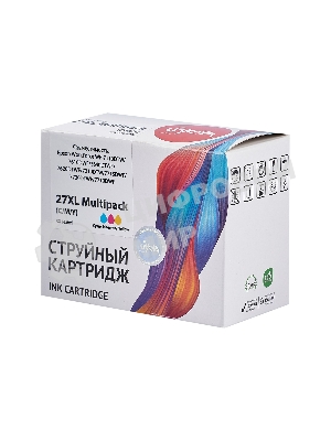 Картридж струйный Sakura C13T27154022 (27XL Multipack) для Epson, 14,6 мл., 1100 к.