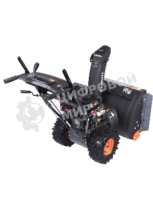 Снегоуборщик PATRIOT PS 707 E, Двигатель 7л.с до -25 °С; 212 сс; Стартер ручной/220V; LED-фара, Панель c увеличенным диапазоном скоростей 6 вперед/2 назад; Ширина ковша 610мм +100(26