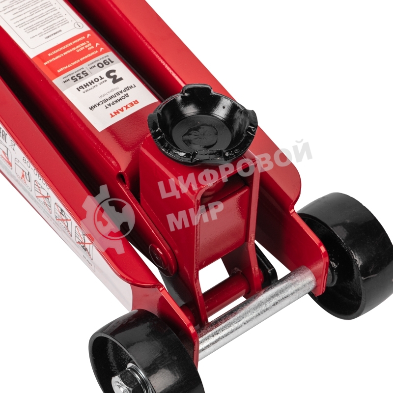 Домкрат гидравлический Rexant подкатной 3т с высоким подъемом, SUV