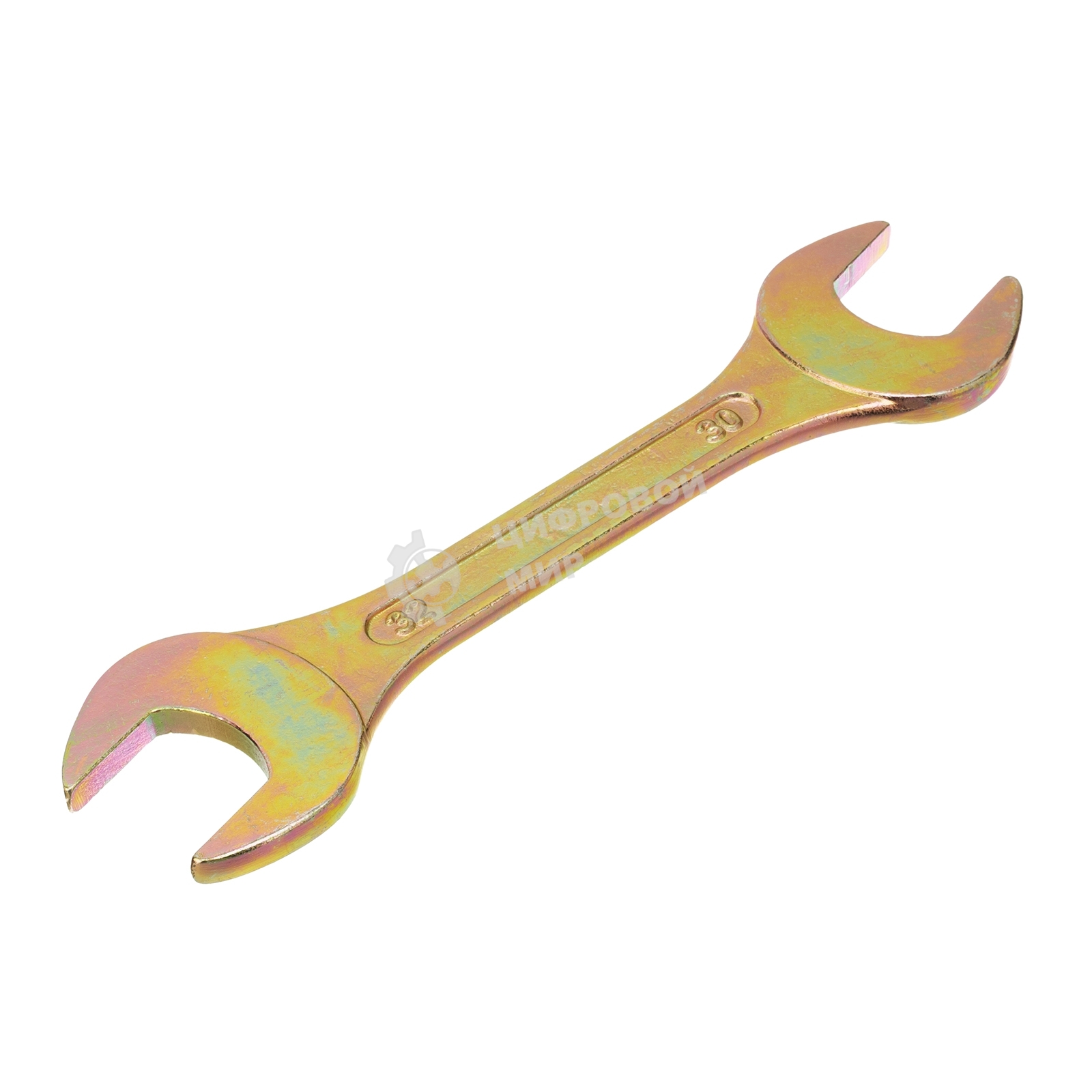 Набор ключей рожковых Сибртех 6-32 мм, 12 шт, желтый цинк