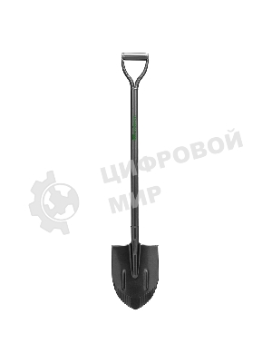 Лопата штыковая Сибртех 210х290х1150 мм, цельнометаллическая, с зубьями