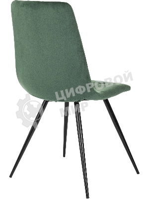 Стул для дома Бюрократ CH-K1_4 комплект 4 шт зеленый Holland 30 металл черный на ножках