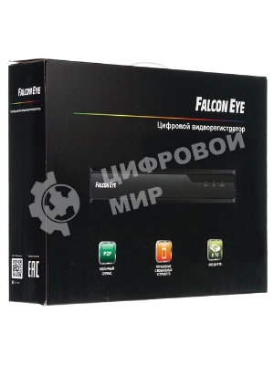Видеорегистратор Falcon Eye FE-MHD1116 16 канальный 5 в 1 регистратор: запись 16кан 1080N*12k/с; Н.264/H264+; HDMI, VGA, SATA*1 (до 8Tb HDD), 2 USB; Аудио 1/1; Протокол ONVIF, RTSP, P2P; Мобильные платформы Android/IO