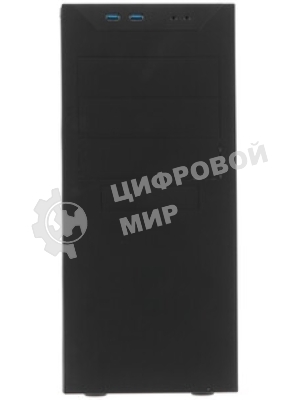 Компьютерный корпус MidiTower Powerman BA833 черный (без блока питания)