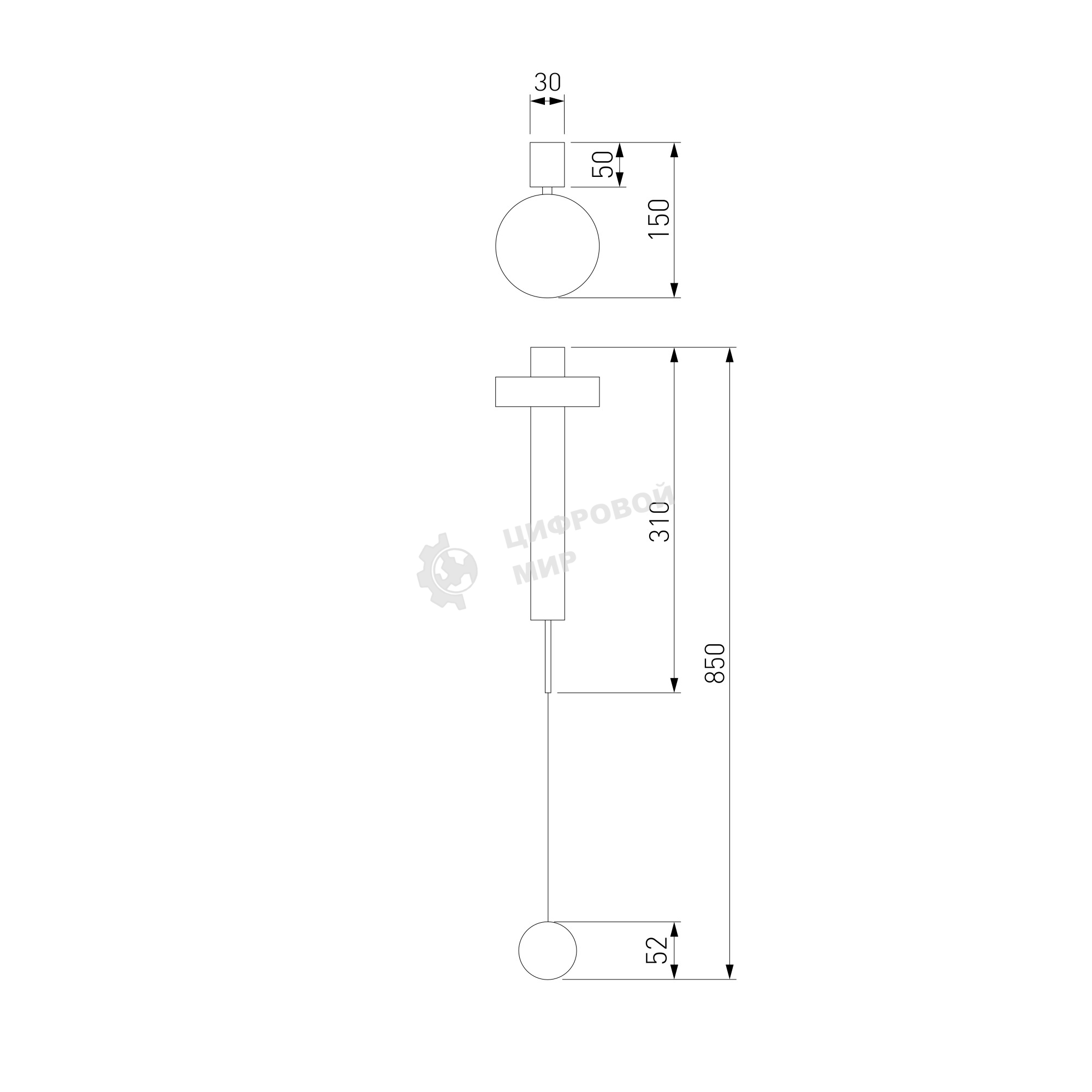 40112/LED / Светильник настенный светодиодный Orco LED черный