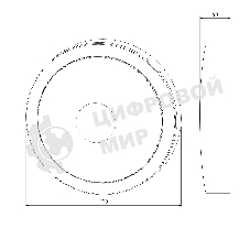 LTB51 / Светильник стационарный светодиодный LTB51 LED Светильник 15W 6500K Белый