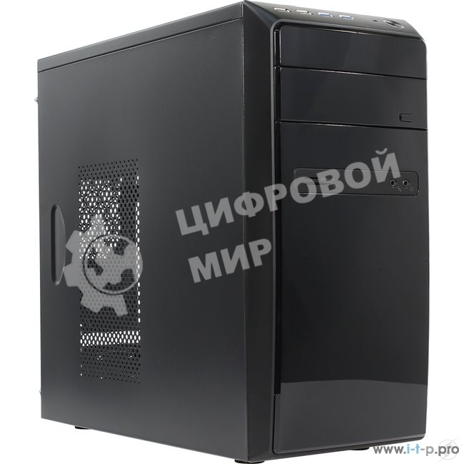 Компьютерный корпус InWin POWERMAN ES726BK USB 3.0 (Mini Tower, mATX, 450W PM-450ATX, USBx2, USB 3.0x2 + Audio, черный)
