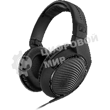 Проводные наушники Sennheiser HD 200 PRO черный, полноразмерные, jack 3.5 мм + 6.3 мм