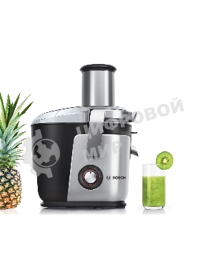Соковыжималка центробежная Bosch MES4010 1200Вт рез.сок.:1500мл. серебристый/черный