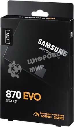 Накопитель SSD Samsung 870 EVO, 1Tb, SATA III, 2.5