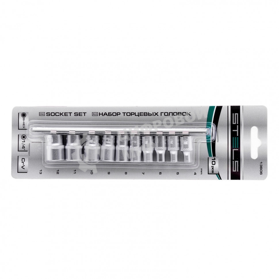 Набор торцевых головок, 1/4