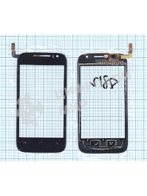 Сенсорное стекло (тачскрин) для Huawei Ascend G302D, черное