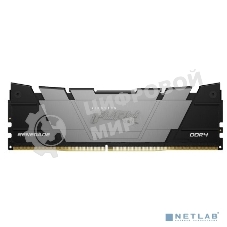 Оперативная память Kingston Fury Beast, DDR4, 32Gb (1x32GB), 3600MHz, CL18, DIMM, радиатор, черный
