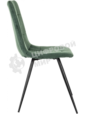 Стул для дома Бюрократ CH-K1_4 комплект 4 шт зеленый Holland 30 металл черный на ножках