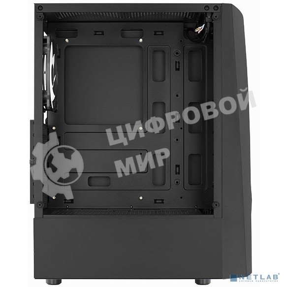 Компьютерный корпус Aerocool / Formula Wave-G-BK-v2 черный без БП mATX 3x120mm 1xUSB2.0 2xUSB3.0 audio