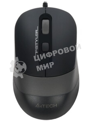 Мышь проводная A4Tech Fstyler FM10 черный/серый, 1600 dpi, USB, кнопки - 4
