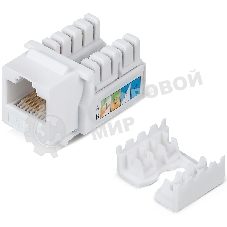 Модуль универсальный Cabeus, keystone, 1хRJ45, Toolless, кат. 6, неэкр., белый