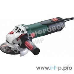Угловая шлифовальная машина Metabo WEV 15-125 Quick HT 600562000 1550вт, 125мм, 4.2Нм,2.8-9.6/мин, 9600 об/мин, кейс, вес 2.5 кг