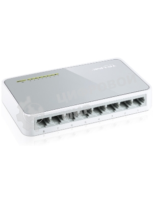 Коммутатор TP-Link SOHO TL-SF1008D Коммутатор 8-port 10/100M mini Desktop Switch, 8 10/100M RJ45 ports, Plastic case
