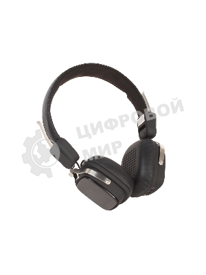 Беспроводные/проводные наушники Ginzzu GM-571BT черный, накладные, Bluetooth + Jack 3.5 мм, до 8 ч