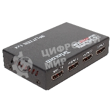 Разветвитель HDMI 1=>4 Telecom TTS5020, каскадируемый, 1.4v+3D