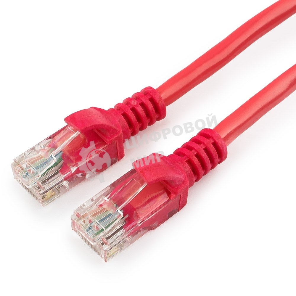 Патч-корд UTP Cablexpert cat.5e, 2м, литой, многожильный, розовый