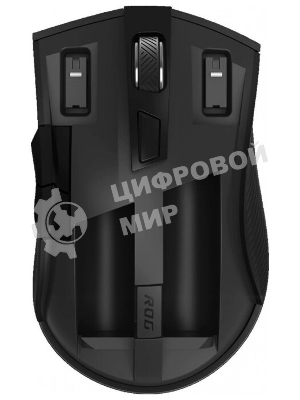 Мышь беспроводная ASUS ROG Strix Carry черный, 7200 dpi, радиоканал, Bluetooth, USB, кнопки - 6
