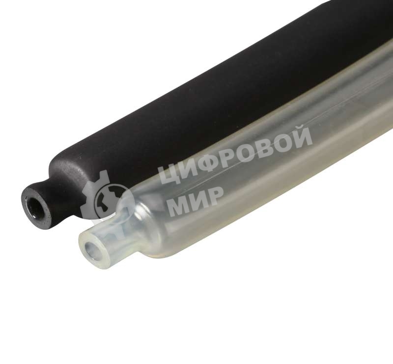 Трубка термоусадочная клеевая КВТ ТТК-(3:1)-50/17 черный 1м 59702