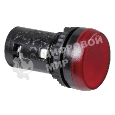 Лампа индикаторная моноблочная 24В красная