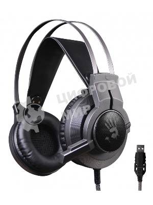 Гарнитура Bloody G437 чёрный, проводная, подсветка