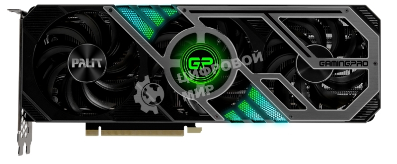 Видеокарта Palit PA-RTX3070 GAMINGPRO 8G LHR NVIDIA GeForce RTX 3070 8192Mb 256 GDDR6 1500/14000/HDMIx1/DPx3/HDCP Ret