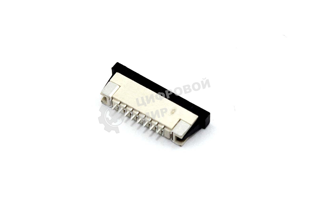 Разъем FPC Half Coverage Top Contact 1.0K-BS-8PWB 8 pin высота 2мм шаг 1мм