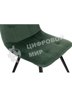 Стул для дома Бюрократ CH-K1_4 комплект 4 шт зеленый Holland 30 металл черный на ножках