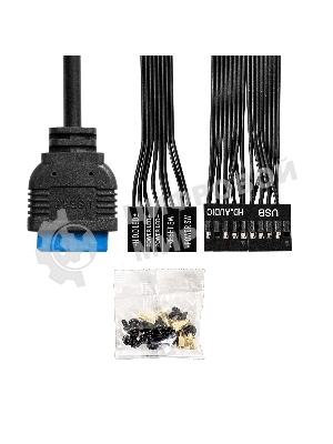 Компьютерный корпус Desktop ExeGate MI-302U-450 (mATX/mini-ITX, TPS450 8см, 1хUSB+1хUSB 3.0, HD аудио, черный)