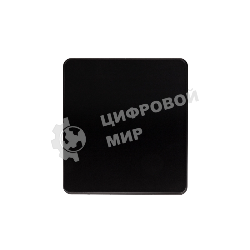 Выключатель Kranz ROUND 1 кл 10А с/у оникс