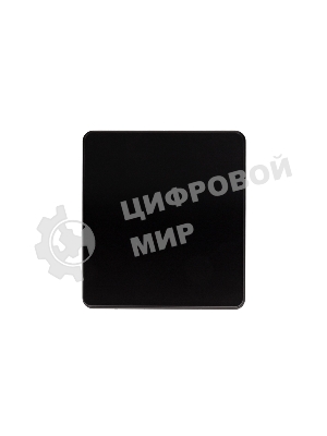 Выключатель Kranz ROUND 1 кл 10А с/у оникс