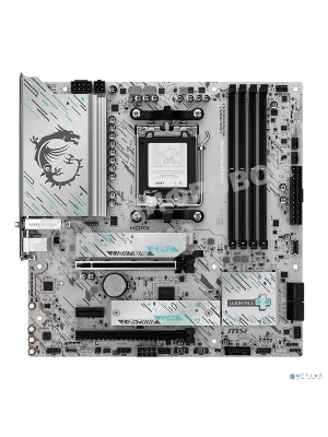 Материнская плата MSI B850M GAMING PLUS WIFI, AM5, AMD B850, 4xDDR5, 4xSATA, 2xM.2, 1xPCIe 5.0 x16, 1xPCIe 4.0 x4, 1xPCIe 3.0 x1, 1xDP, 1xHDMI, 1x5Gb LAN, Wi-Fi 7, Bluetooth 5.4, 3xUSB-C 10Gbps, 3xUSB-A 10Gbps, 3xUSB-A 5Gbps, 3x3.5 мм, 7.1, mATX