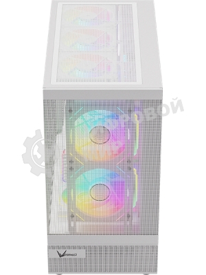 Компьютерный корпус Aerocool/Formula Crystal Z8 белый без БП ATX 9x120мм 7x140мм 1xUSB 2.0 1xUSB 3.0 1xUSB3.1 audio bott PSU