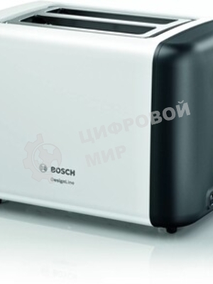 Тостер Bosch TAT3P421 белый, 970 Вт, 2 слота