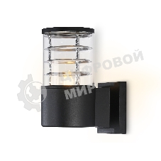 Светильник Ambrella light ST2522 BK/CL черный/прозрачный IP54 E27 max 40W 200*110*155