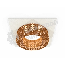 Комплект встраиваемого светильника Ambrella light XC7631024 SWH/CF белый песок/кофе MR16 GU5.3 (C7631, N7195)