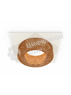 Комплект встраиваемого светильника Ambrella light XC7631024 SWH/CF белый песок/кофе MR16 GU5.3 (C7631, N7195)