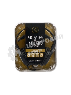 Наушники Audio-Technica ATH-AVC500 чёрный, проводная