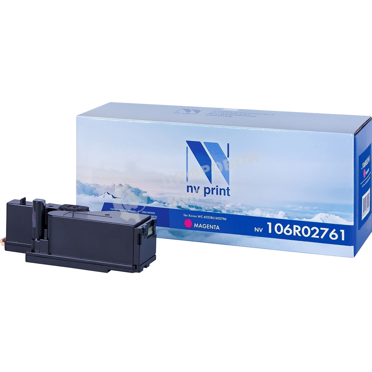 Картридж лазерный NVPrint совместимый Xerox 106R02761 Magenta для Phaser 6020/6022/WorkCentre 6025/6027 (1000k)